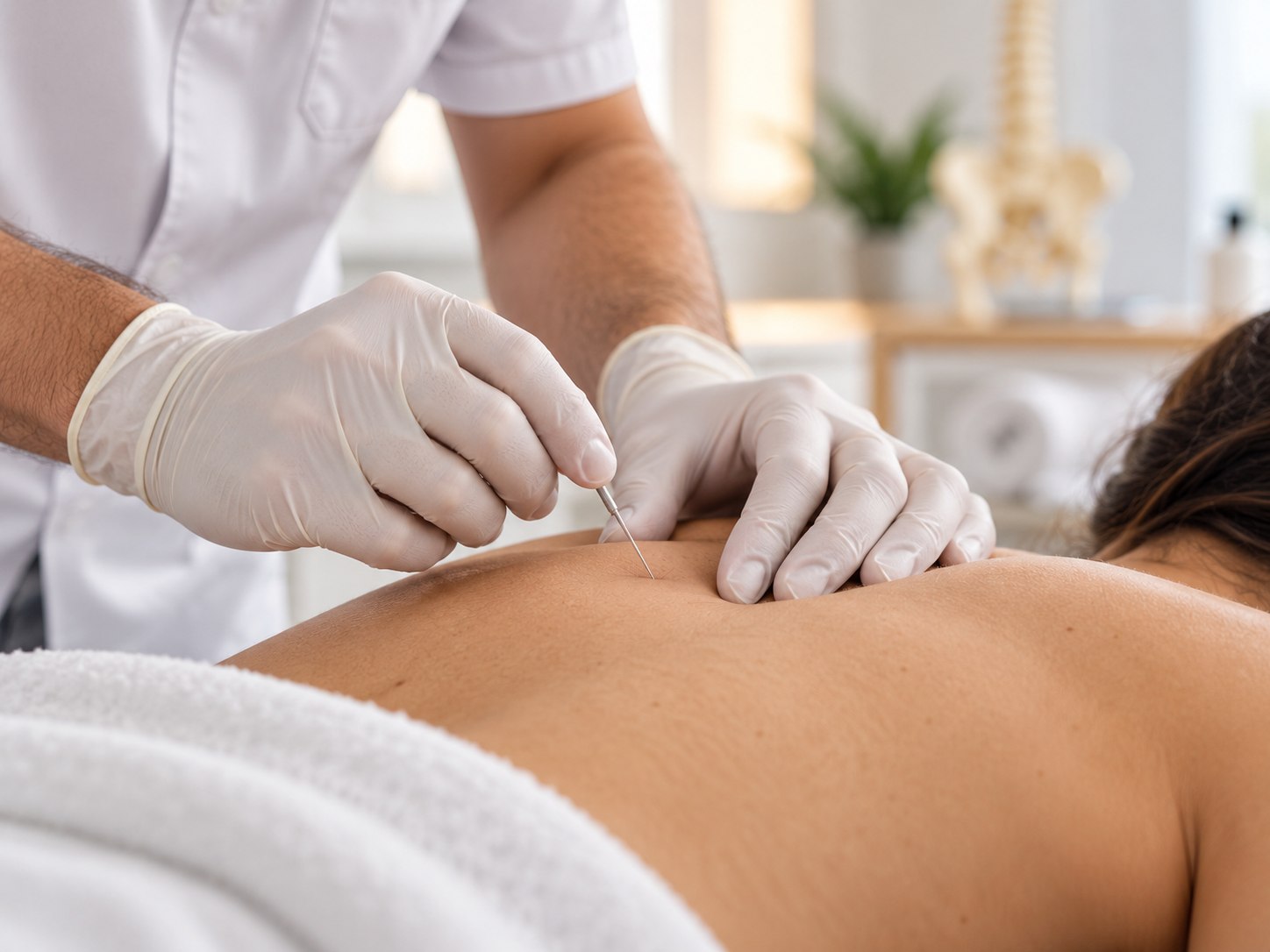 Aplicação da técnica dry needling